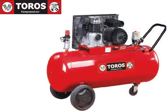 Toros MK103-200-3M Single-Phase Air Compressors with Power 3hp and Airtank 200lt 602054