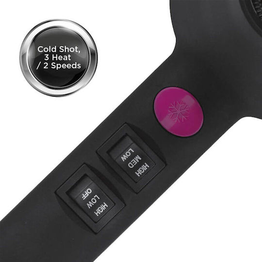 Revlon Perfect Heat Ionic Hair Dryer with Diffuser 2000W