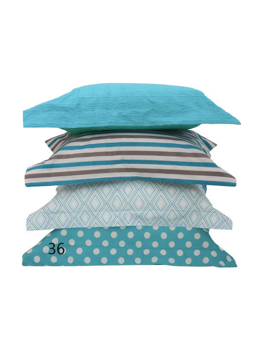 Anna Riska Mix & Match Baby Sheet Crib Cotton Turquoise 120x165cm 405078