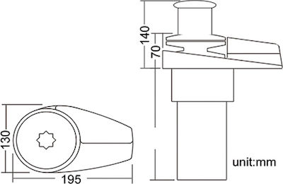 Eval Lucrător la ancoră Εργάτης Ηλεκτρικός Κάθετος Pro VS600 12V 700W