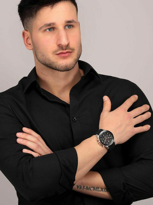 Maserati Watch Battery with Rubber Strap