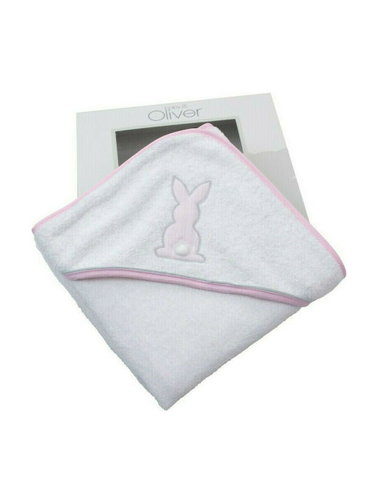 Baby Oliver Căpușă-Bebeluș Cu glugă Bunny 357 Roz