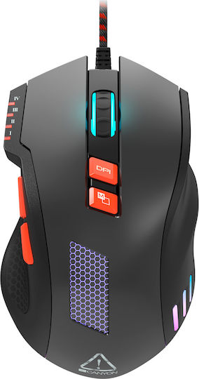 Canyon Corax SGM05N RGB Gaming Mouse 6000 DPI Negru