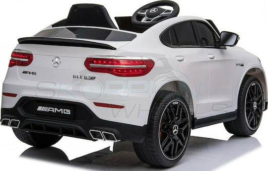 Mercedes Benz GLC 63S Einsitzer mit Fernbedienung Lizensiert 12 Volt Weiß für 1+ Jahre