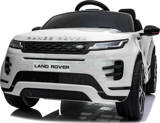 Range Rover Evoque Cu Un Loc Cu Telecomandă Licențiat 12 Volți Alb Pentru 5+ Ani
