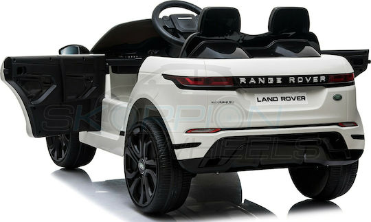Range Rover Evoque Cu Un Loc Cu Telecomandă Licențiat 12 Volți Alb Pentru 5+ Ani