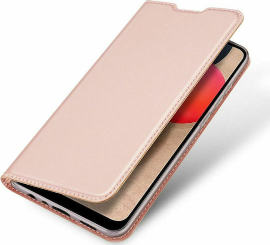 Dux Ducis Skin Pro Book Δερματίνης Ροζ Χρυσό (Galaxy A02s)