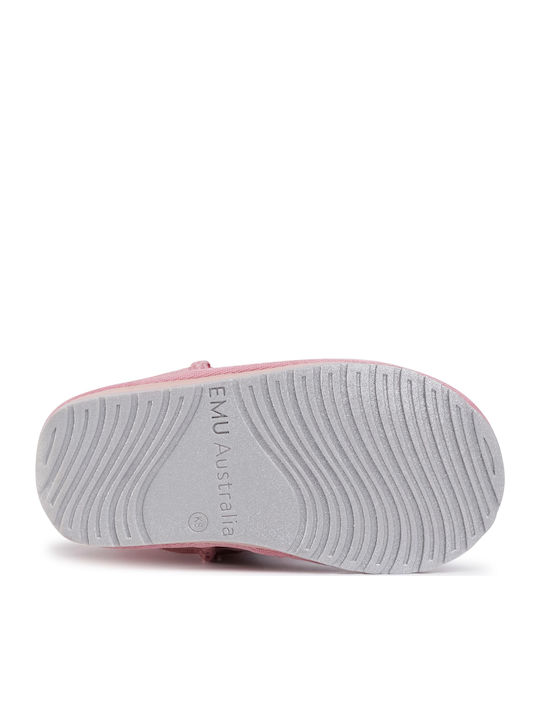 Magical Unicorn Suede Kinder-Schneestiefel Rosa