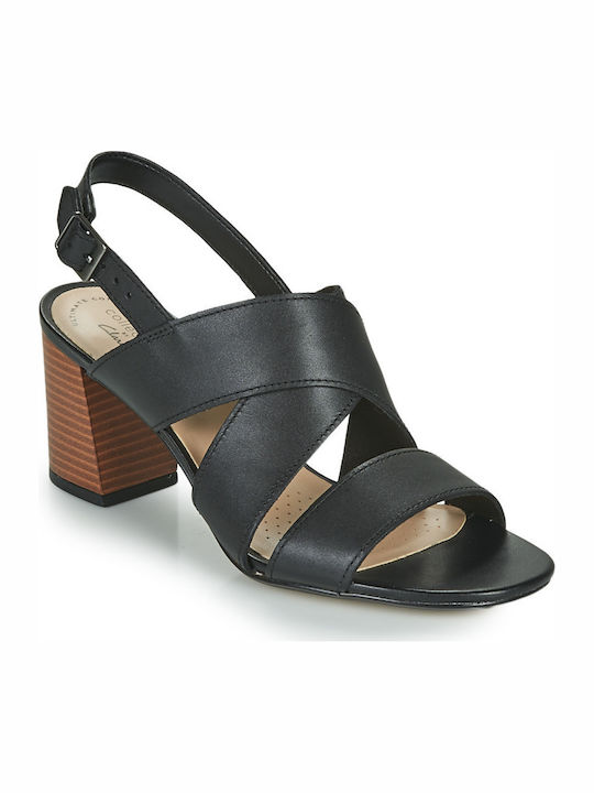 Jocelynne Bao Leder Sandalen Anatomisch Schwarz