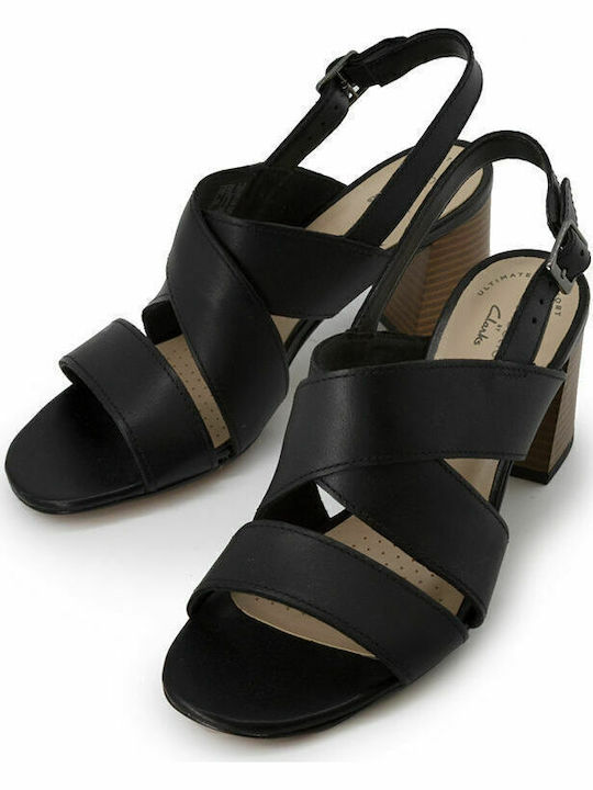 Jocelynne Bao Leder Sandalen Anatomisch Schwarz