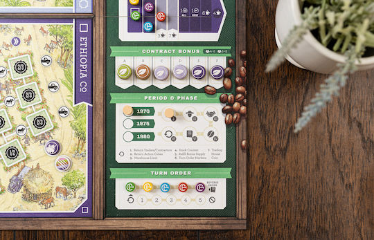 Brettspiel Coffee Traders für 3-5 Spieler 12+ Jahre (EN) Capstone Games
