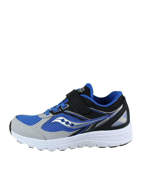 Cohesion Αδιάβροχα Αθλητικά Παιδικά Παπούτσια Running με Σκρατς Μπλε
