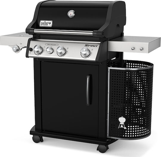 Weber Spirit EP-335 Premium GBS Grătar pe gaz Din fontă Grătar 60bucx45buccm cu 3 buc 9.38kW și Arzător Lateral