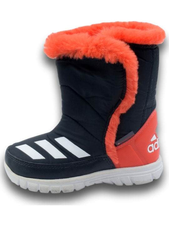 Warmest Harmony I Kinder-Schneestiefeletten mit Klettverschluss Schwarz