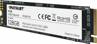 Patriot P300 SSD 128GB M.2 NVMe PCI Express 3.0