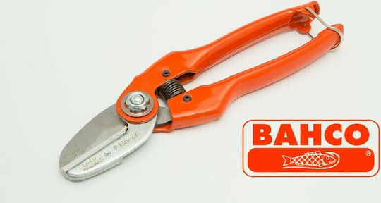 Bahco P138-22 Pruning Shears Type Bypass Shears Length 22cm with Maximum Cutting Diameter 20mm
