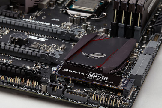Corsair MP510 SSD 480GB τύπου M.2 με σύνδεση PCI Express 3.0 CSSD-F480GBMP510B