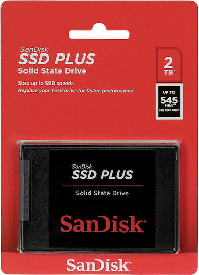 Sandisk SSD Plus 2TB Tip 2.5'' Cu Conexiune SATA III SDSSDA-2T00