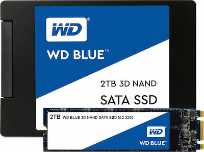 Western Digital Blue 3D SSD 4TB τύπου 2.5'' με σύνδεση SATA III WDS400T2B0A