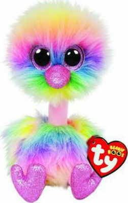 TY Плюшено Beanie Boos Ostrich за 3+ Години 15 см.