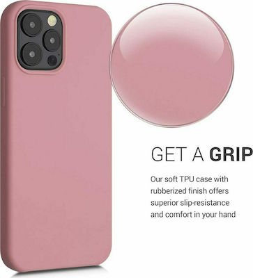KWmobile Matte Liquid Back Cover Σιλικόνης Ροζ (iPhone 12 Pro Max)