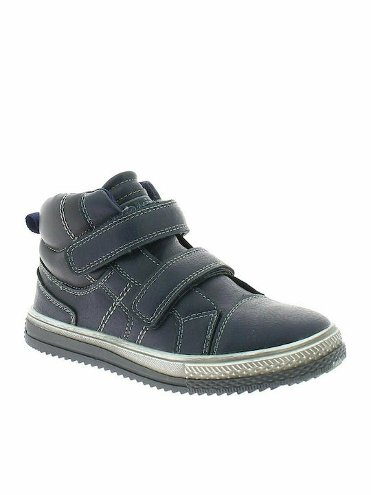 IQ Shoes Kids Sneakers High Tadeo 100 with Scratch Navy Blue