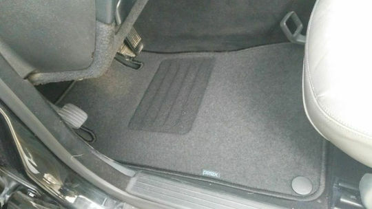 Petex Set of Front and Rear Mats 4pcs for Mercedes-Benz CLK Class 2002-2009 Black