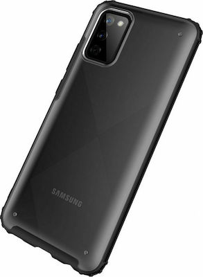 Samsung Protect HybridShell Back Cover Ανθεκτική Frosted Black (Galaxy A02s)