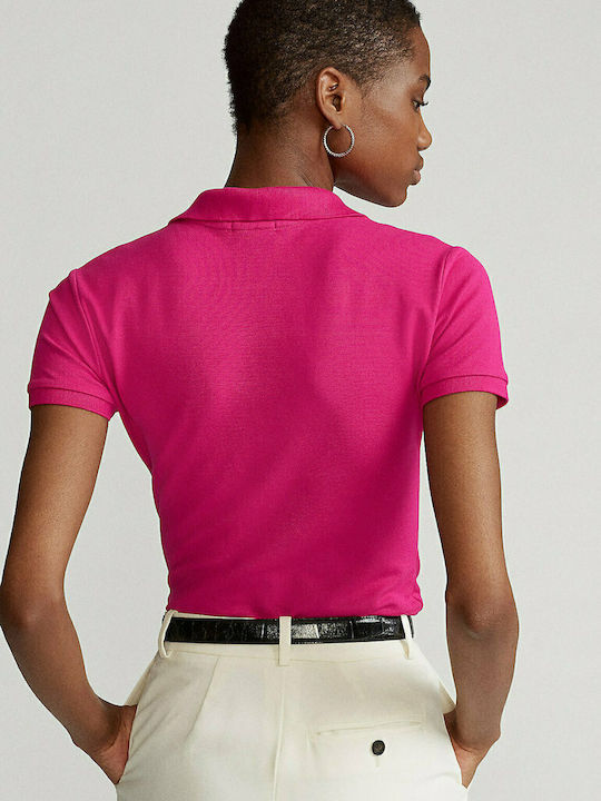 Ralph Lauren Women's Polo Shirt Short Sleeve Fuchsia