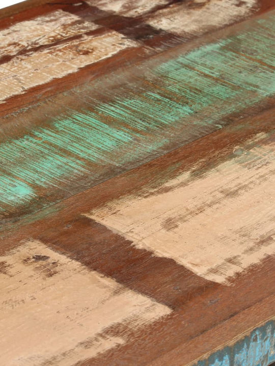 Γραφείο από Μασίφ Ξύλο Πολύχρωμο 140x50x77εκ.