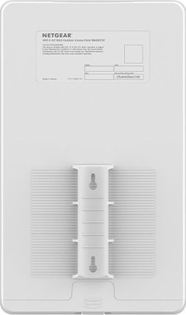 NetGear WAX610Y WiFi-Mesh-Netzwerk Zugangspunkt Wi‑Fi 6 Dualband (2,4 & 5 GHz) für Draußen Platzierung