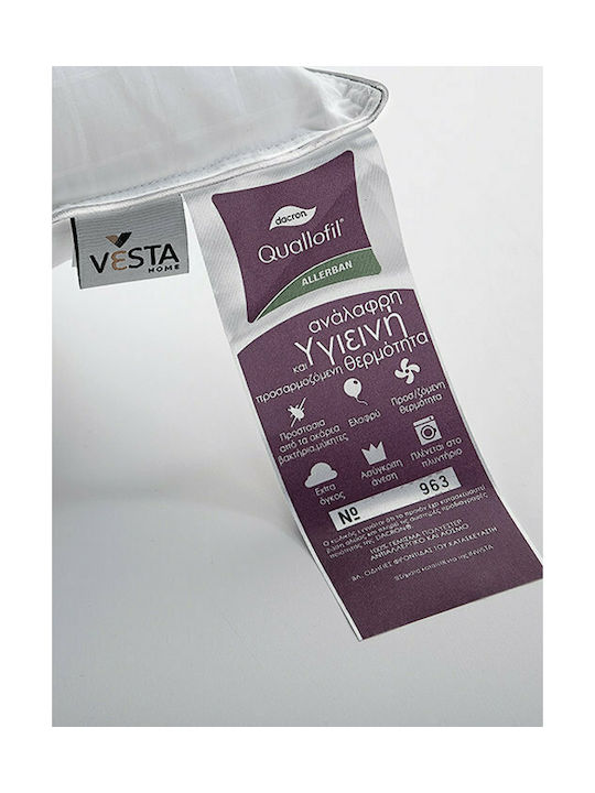 Vesta Home Baby Sleep Pillow Quallofil Air Allerban White 30x40cm