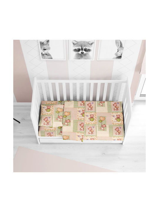 Dimcol Baby Duvet Cover Baloon 76 Beige 120x160cm