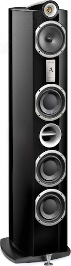 Triangle Signature Alpha Pair of Hi-Fi Speakers Floor 140W 3 No of Drivers W23.3xD37.2xH127cm. Black