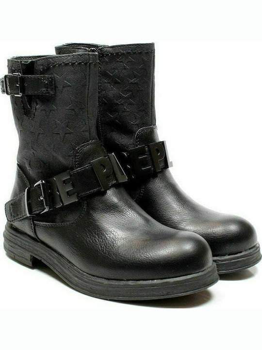 Replay Kids Combat Boots Black