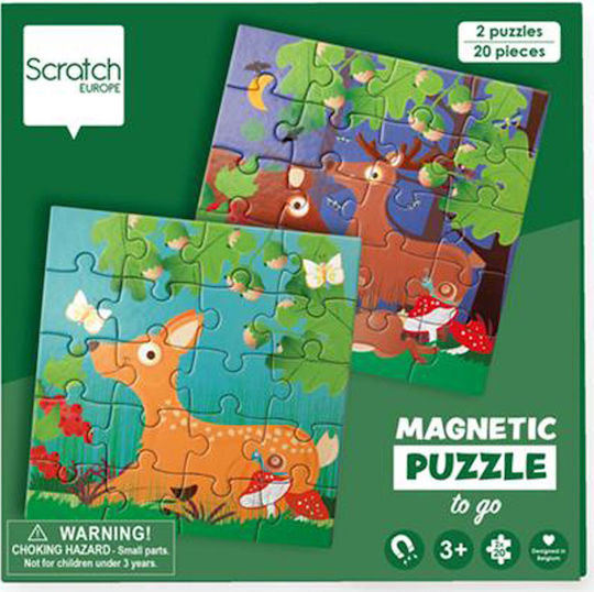 Детски Пъзел Книга Гора за 3+ години+ Години 40бр Scratch Europe