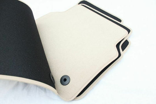 Petex Set of Front and Rear Mats 4pcs for Audi A8 2010 Beige