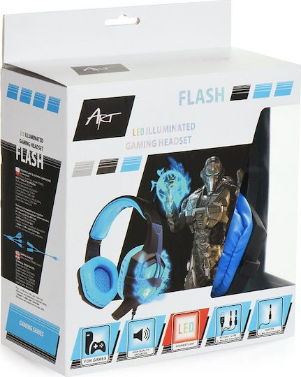 Art Flash Over Ear Gaming Headset με σύνδεση 3.5mm