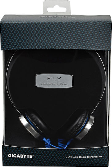 Gigabyte FLY Over Ear Gaming Headset με σύνδεση 3.5mm Γκρι