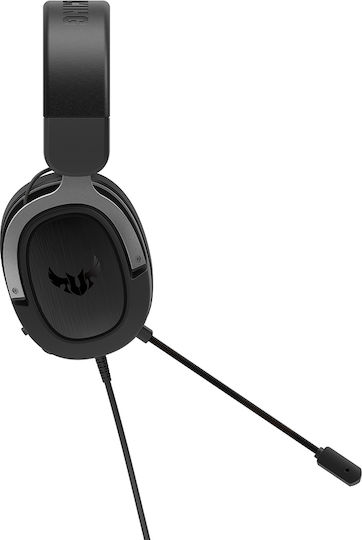 Asus TUF H3 Over Ear Gaming Headset με σύνδεση 3.5mm Gun Metal Grey