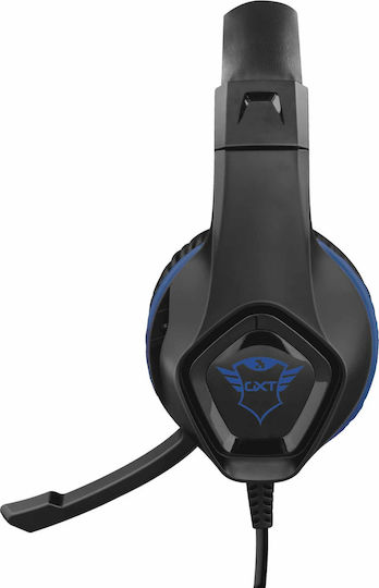 Trust GXT 404B Rana Über Ohr Gaming-Headset mit Verbindung 3,5mm Black/Blue