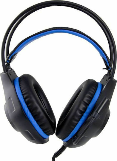 Esperanza Deathstrike Over Ear Gaming Headset με σύνδεση 3.5mm Μπλε