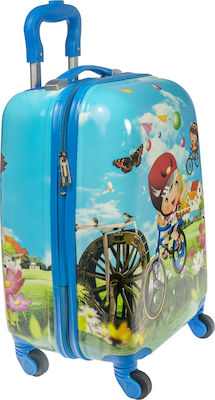 A2S Bike Children's Cabin Travel Suitcase Hard with 4 Wheels Height 45cm