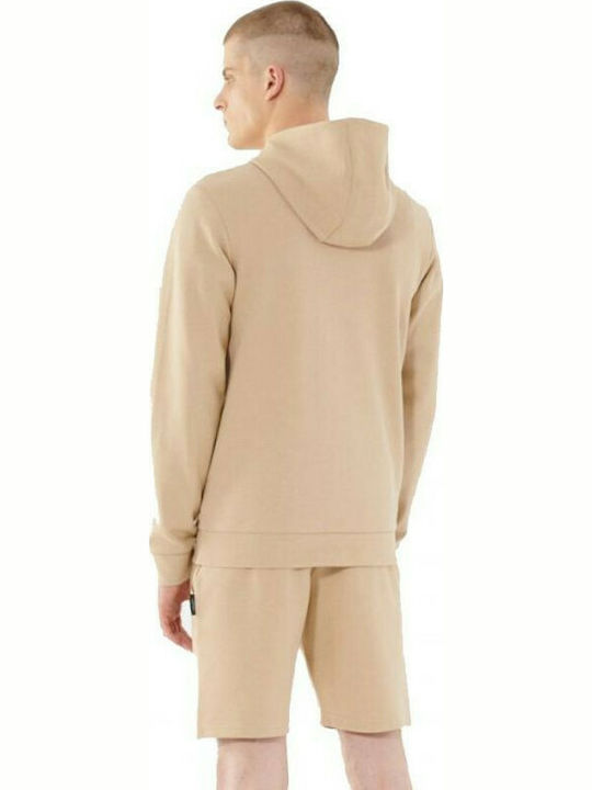 Outhorn Herren Sweatshirt Jacke mit Kapuze und Taschen Beige HOL21-BLM613-83S