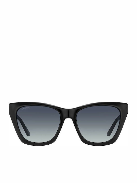 Jimmy Choo Γυαλιά Ηλίου Μαύρα με Κοκκάλινο Σκελετό Jimmy Choo Γυαλιά Ηλίου Μαύρα με Κοκκάλινο Σκελετό