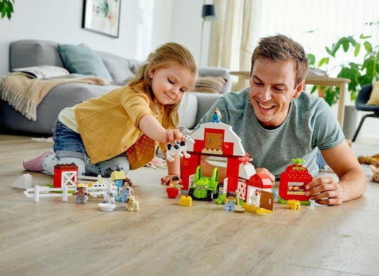 LEGO Duplo Barn Tractor & Farm Animal Care για 2+ Ετών