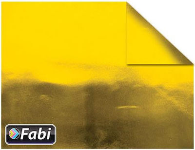 Fabi Diverse Kartons Metallisch Beidseitig Gold 50x70cm