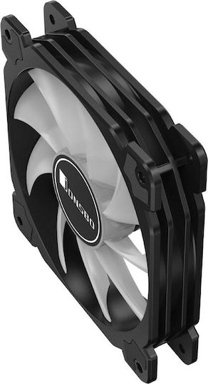 Jonsbo FR-502 Case Fan 120mm (1500rpm / 52.4cfm) με ARGB Φωτισμό και Σύνδεση 3-Pin / 4-Pin PWM