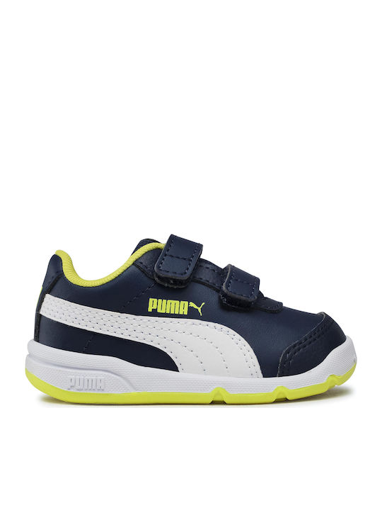 Puma Kids Sneakers Stepfleex with Scratch Navy Blue