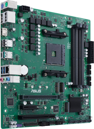 Asus Pro B550M-C/CSM Motherboard Micro ATX με AMD AM4 Socket 90MB15Q0-M0EAYC